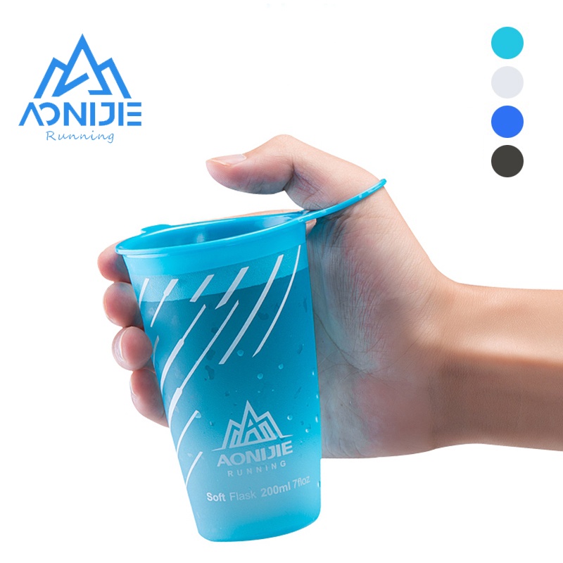 Cốc Nước AONIJIE SD22 Bằng TPU Mềm Gấp Gọn Tái Sử Dụng Linh Hoạt Cho Hoạt Động Thể Thao Ngoài Trời