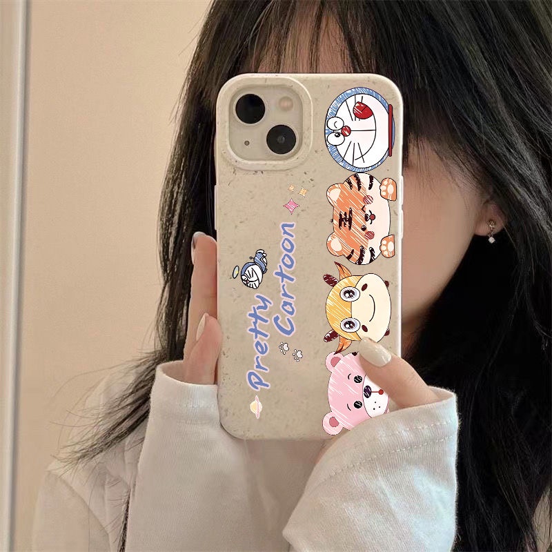 Ốp Điện Thoại Mềm Chống Sốc In Hình Hổ Đơn Giản Cho Iphone 13 711plus8 14Pro 12 Q