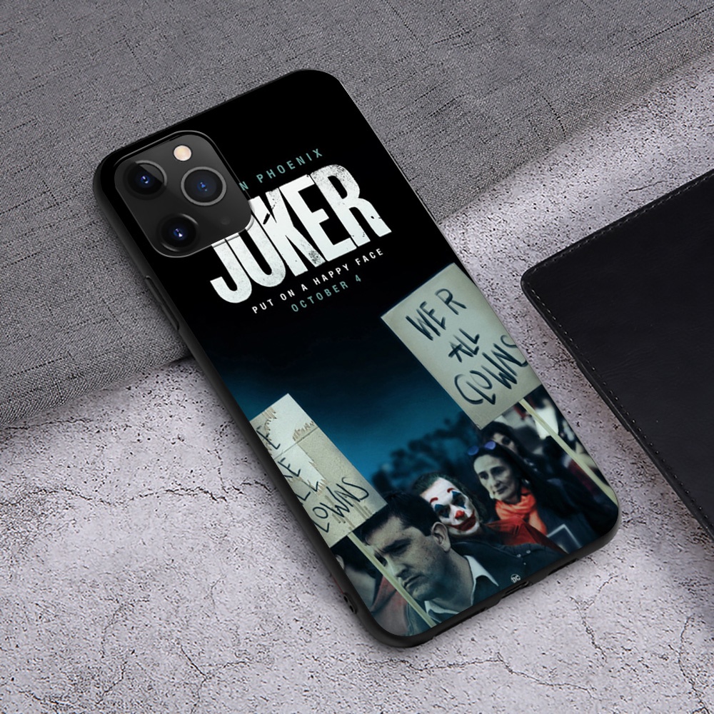 Ốp Điện Thoại Silicon Mềm Hình Joker EG62 Cho iPhone 13 Pro Mini XS Max