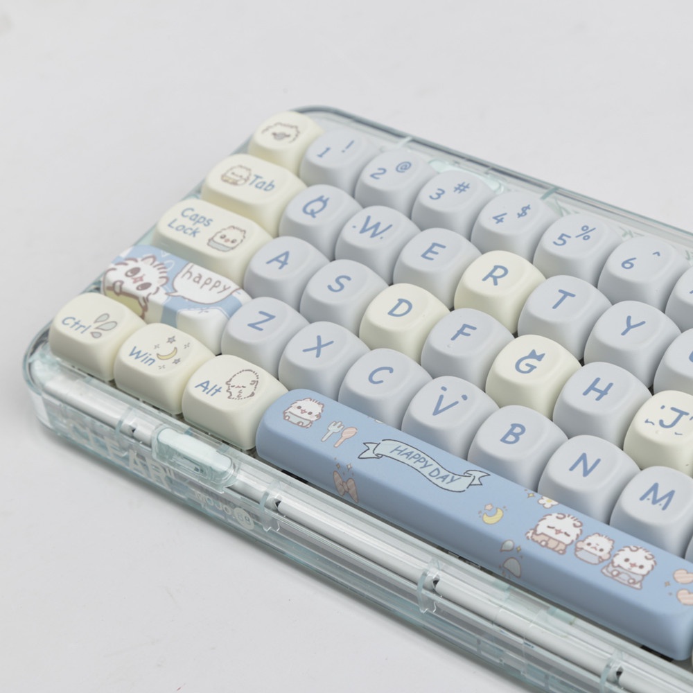 144 Phím Mèo Con Keycaps MOA Profile Mèo Anime PBT Dye Sub Cơ Keycap | BigBuy360 - bigbuy360.vn