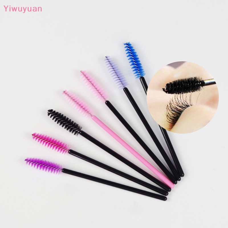< Yiwuyuan > Cọ Mascara Chuốt Lông Mi / Lông Mày Mini Nhiều Màu Sắc Trang Điểm Linh Hoạt Có Thể Bent Mới