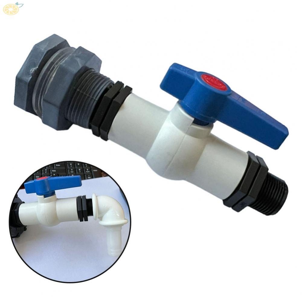 【VARSTR】Butt Faucet 3/4 Threaded Interface Hose Adapter PVC Watering Equipment