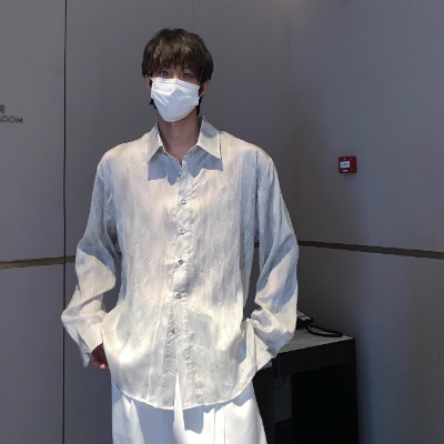 Áo Sơ Mi Tay Dài Dáng Rộng Nhuộm Màu Thời Trang Cao Cấp
