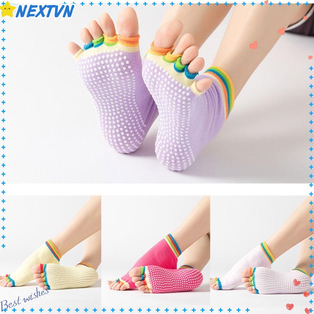 Đôi Vớ Xỏ Năm Ngón Chống Trượt Thoáng Khí Mềm Mại