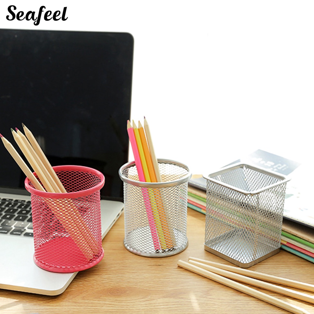 Lọ Đựng Bút Bằng Kim Loại Thiết Kế Đục Lỗ