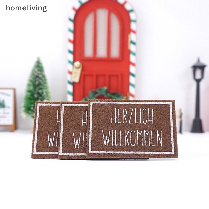 1 Thảm Lót Sàn Mini Trang Trí Nhà Búp Bê Tỉ Lệ 1: 12