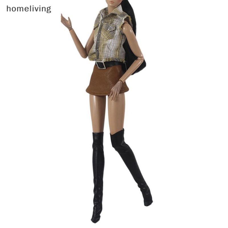 Set 4 Chân Váy + Túi Xách Xinh Xắn Cho Búp Bê 30cm Tỉ Lệ 1 / 6