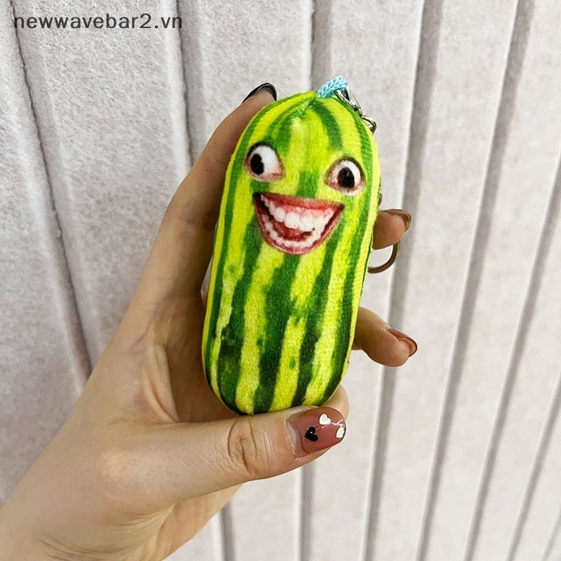 [Mới] Móc Khóa Hình Dưa Hấu Nhồi Bông Sáng Tạo Vui Nhộn Dành Cho Ba Lô Nữ Sinh Nhật Trẻ Em.