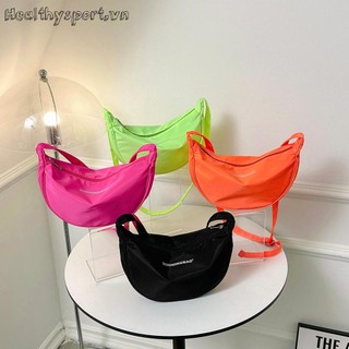 Túi Đeo Chéo Nylon Mềm Có Khóa Kéo Phong Cách Harajuku Cho Thanh Thiếu Niên