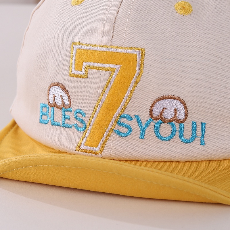 Mũ Bóng Chày Chống Nắng Vành Mềm Hoạ Tiết Hoạt Hình Thời Trang Mùa Hè Cho Bé 1-2 Tuổi