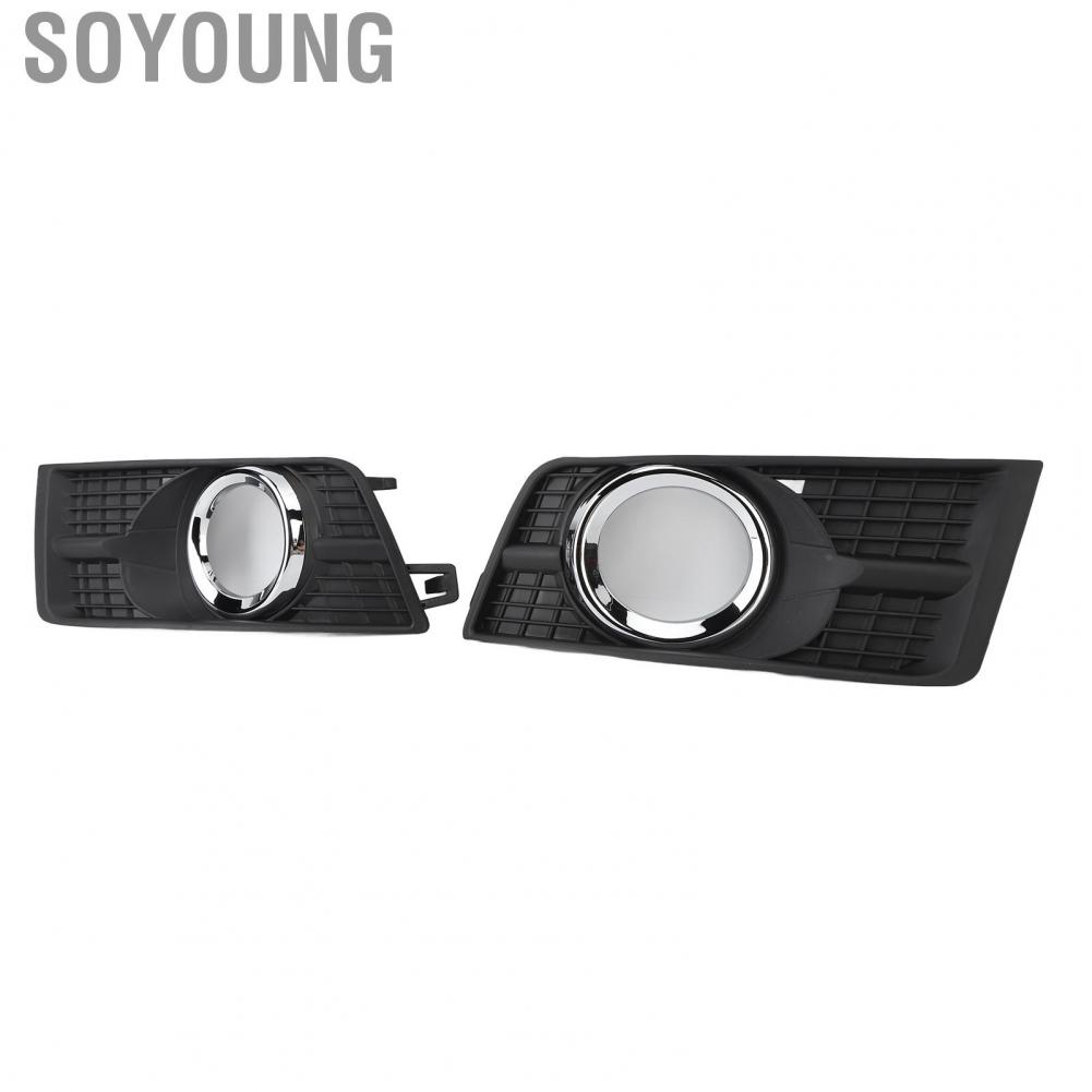 Soyoung Front Fog Light Lamp Cover Left 25778388 Chrome Plated Perfect Fit Enhances Visibility for SRX 2010‑2016