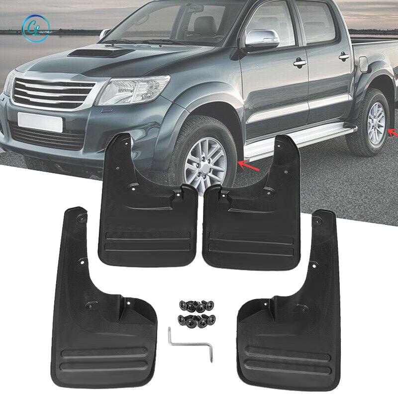FENDER Set 4 Tấm Chắn Bùn Chuyên Dụng Cho Toyota Hilux Vigo 2005-2014 76625-0K030