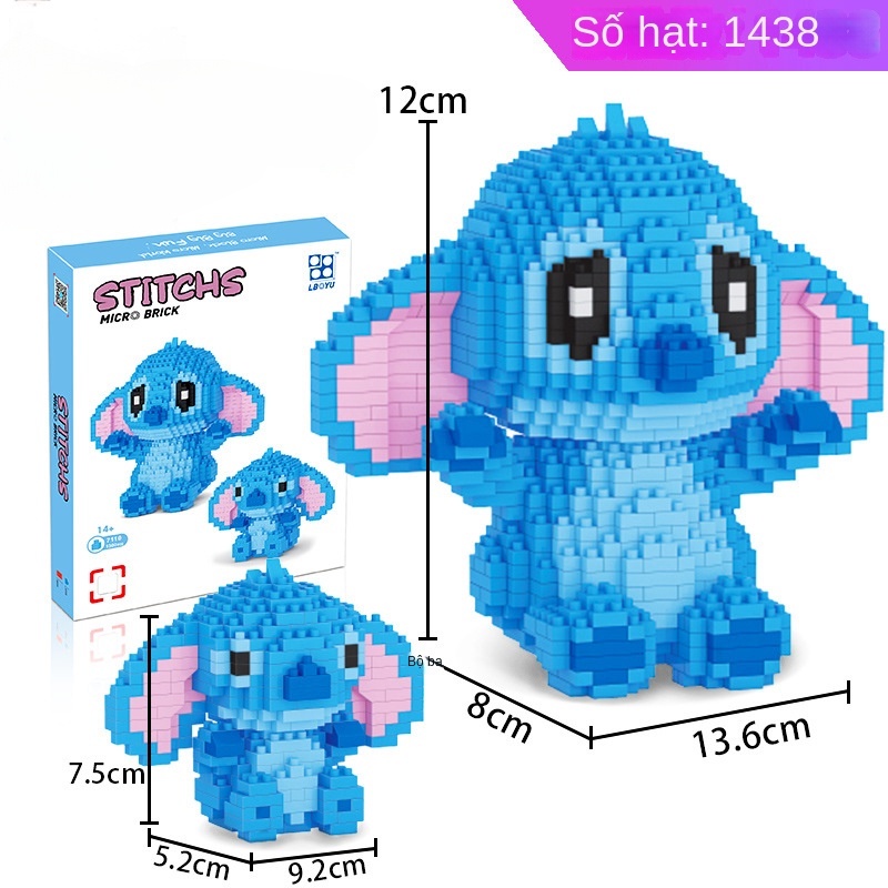 Đồ Chơi LEGO Xếp Hình Stitch Nhỏ Nhắn Xinh Xắn Dành Cho Trẻ Em
