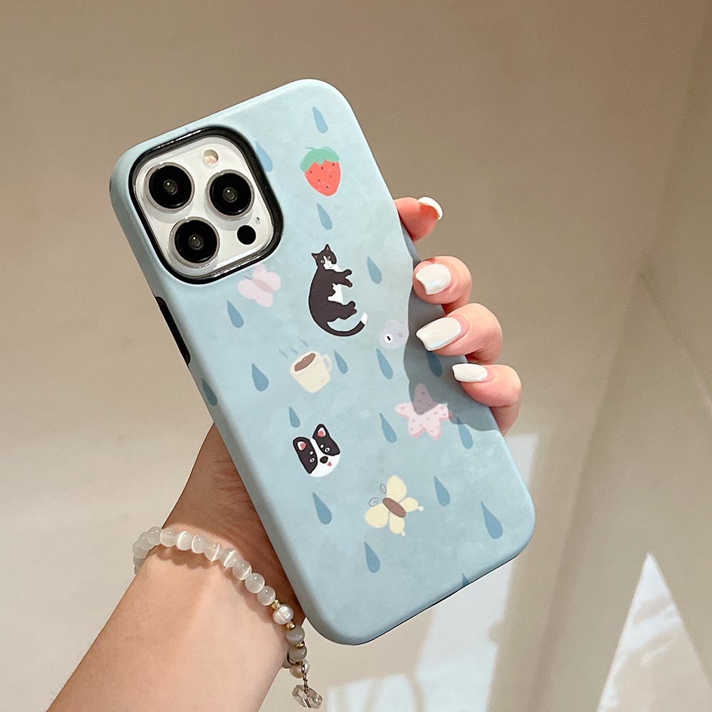 Vỏ Bao Da Điện Thoại Cứng Hình Động Vật Cho iphone 11 12 12pro 12promax 13 13pro 13promax 14 14pro 14promax 15 15pro 15plus 15proma Ốp