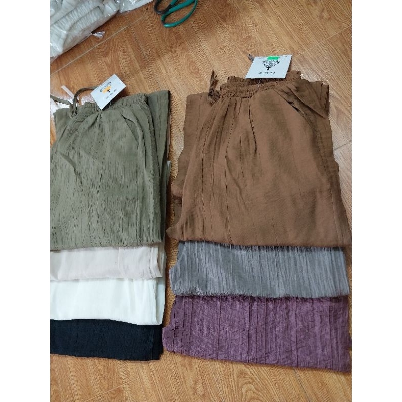 Quần ống rộng nữ vải ĐŨI TƠ NHĂN siêu mát và siêu nhẹ .XƯỞNG MAY NGỌC BÍCH