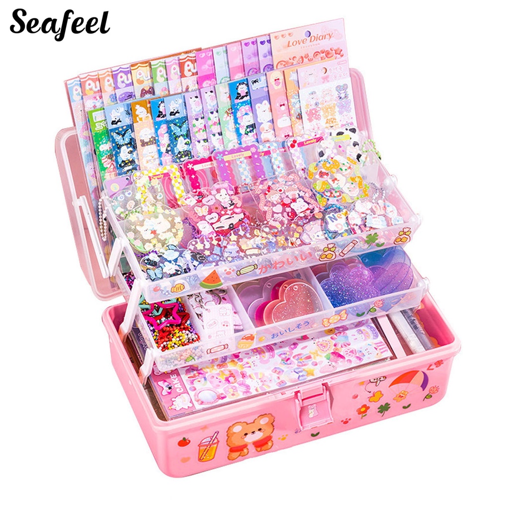 1 Bộ Miếng Dán Thẻ Goo Họa Tiết Đáng Yêu Trang Trí Sổ Tay DIY