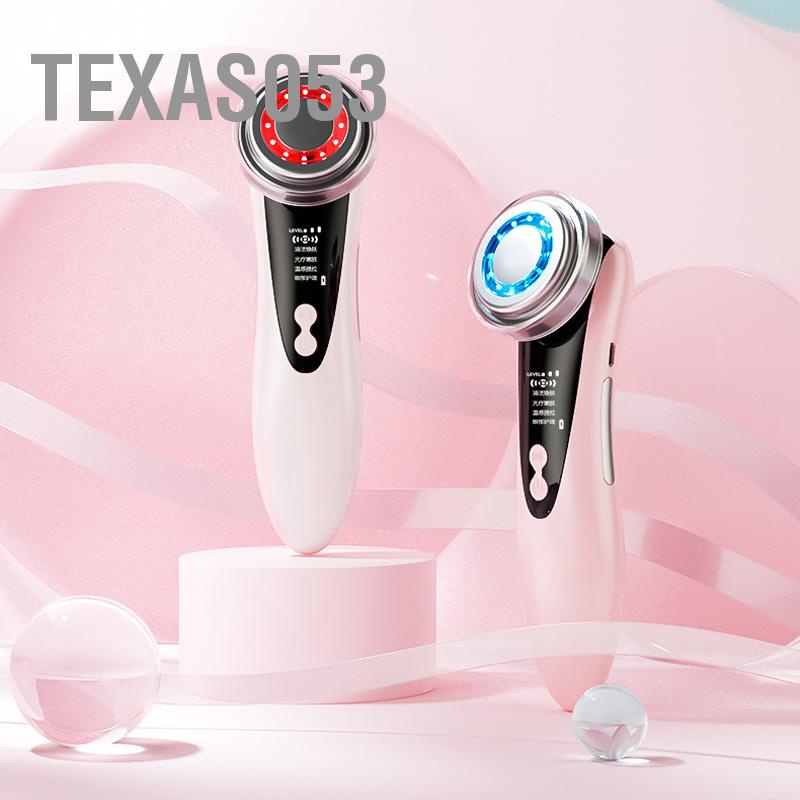 Texas053 Máy nâng cơ làm đẹp da mặt Trẻ hóa tần số vô tuyến mát xa di động có màn hình LED