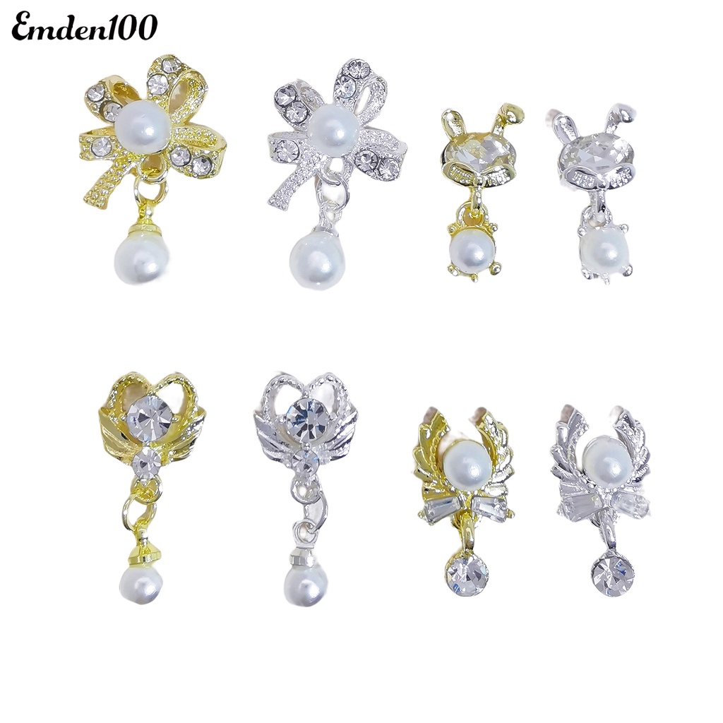 1 Túi Phụ Kiện Trang Trí Móng Tay 3D Xinh Xắn