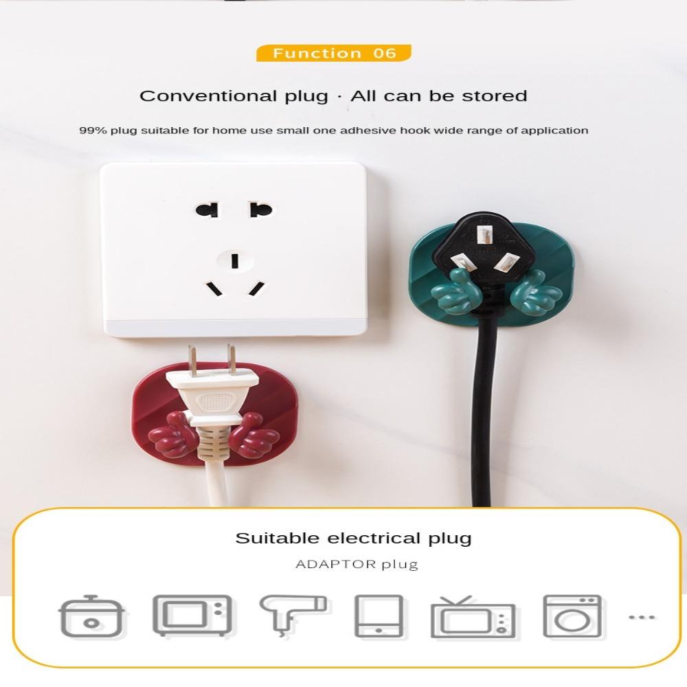 Móc Treo Phích Cắm Dán Tường Bằng ABS Đa Năng Tiện Dụng