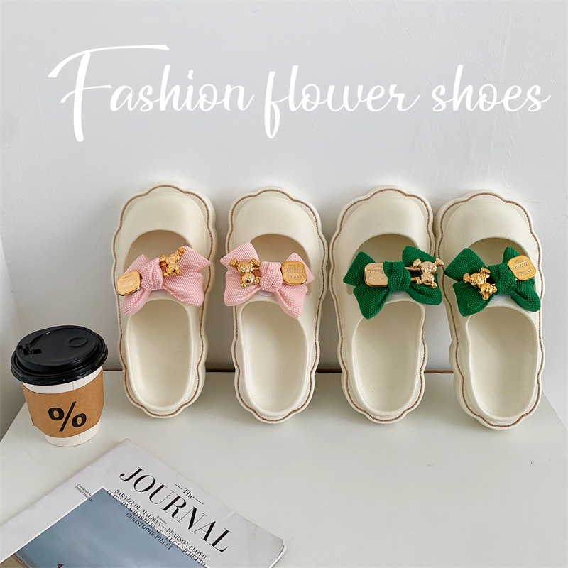 Gấu con bánh mì dép  giày thời trang mùa hè 2023  dép quai hậu nữ  dép sandal nữ  AA6470