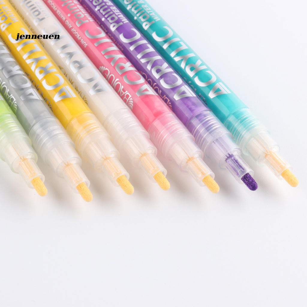 Set 12 Bút Vẽ Móng Nghệ Thuật Tái Sử Dụng Không Phai Màu