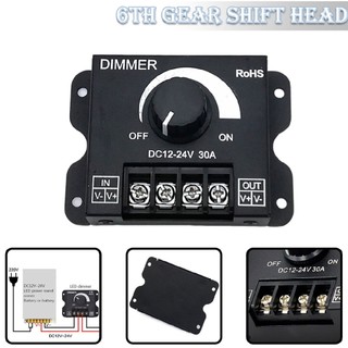 12V/24V DC 30A LED PWM Dimmer Controller Dimming Controller for LED Strip Lights