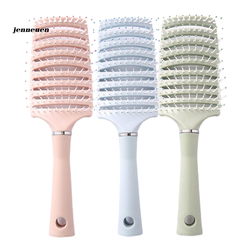 Lược Chải Tóc Tạo Kiểu Không Thắt Nút Thiết Kế Lỗ Thông Hơi Tiện Dụng Cho Salon