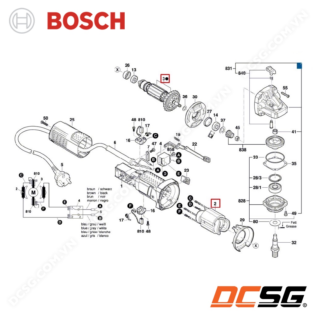 Roto - Stato cho máy mài góc 100mm Bosch GWS 900-100 | DCSG