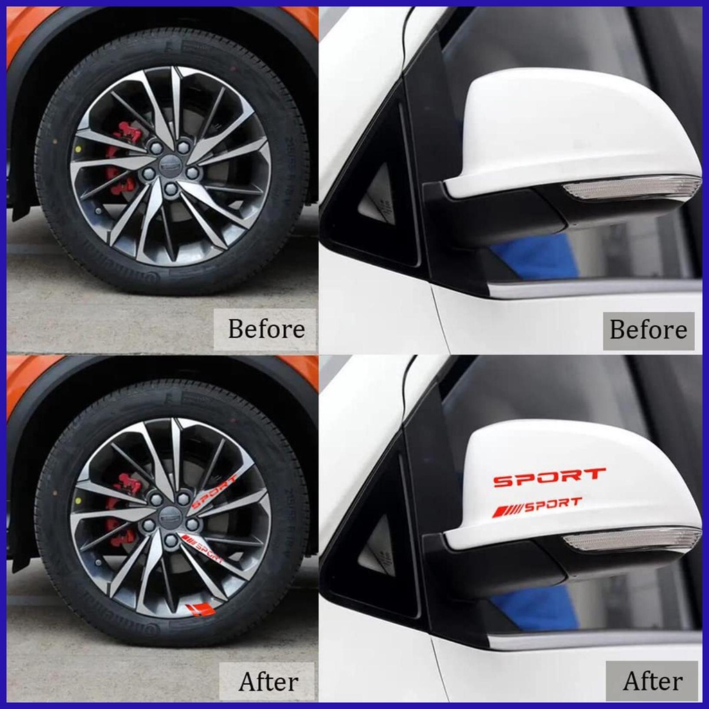 Miếng Dán Phản Quang Cảnh Báo An Toàn Chống Trầy Cho Xe Hơi