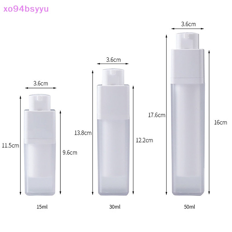 Chai Rỗng Đựng Mỹ Phẩm Dạng Bơm Xo94Bsyu 15ml 30ml 50ml Tiện Dụng