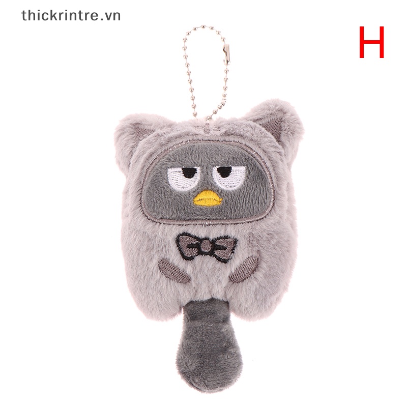 SANRIO Búp Bê Nhồi Bông Mềm Mại Hình Hello Kitty Trang Trí Ba Lô / Móc Khóa