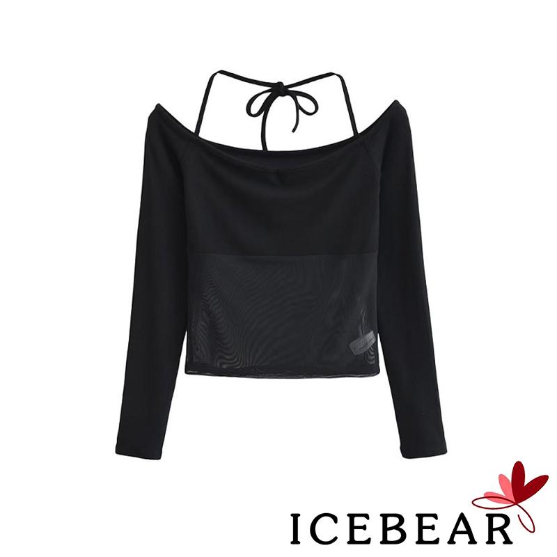 Áo Thun Tay Dài Hở Vai Màu Sắc Thời Trang Dành Cho Nữ