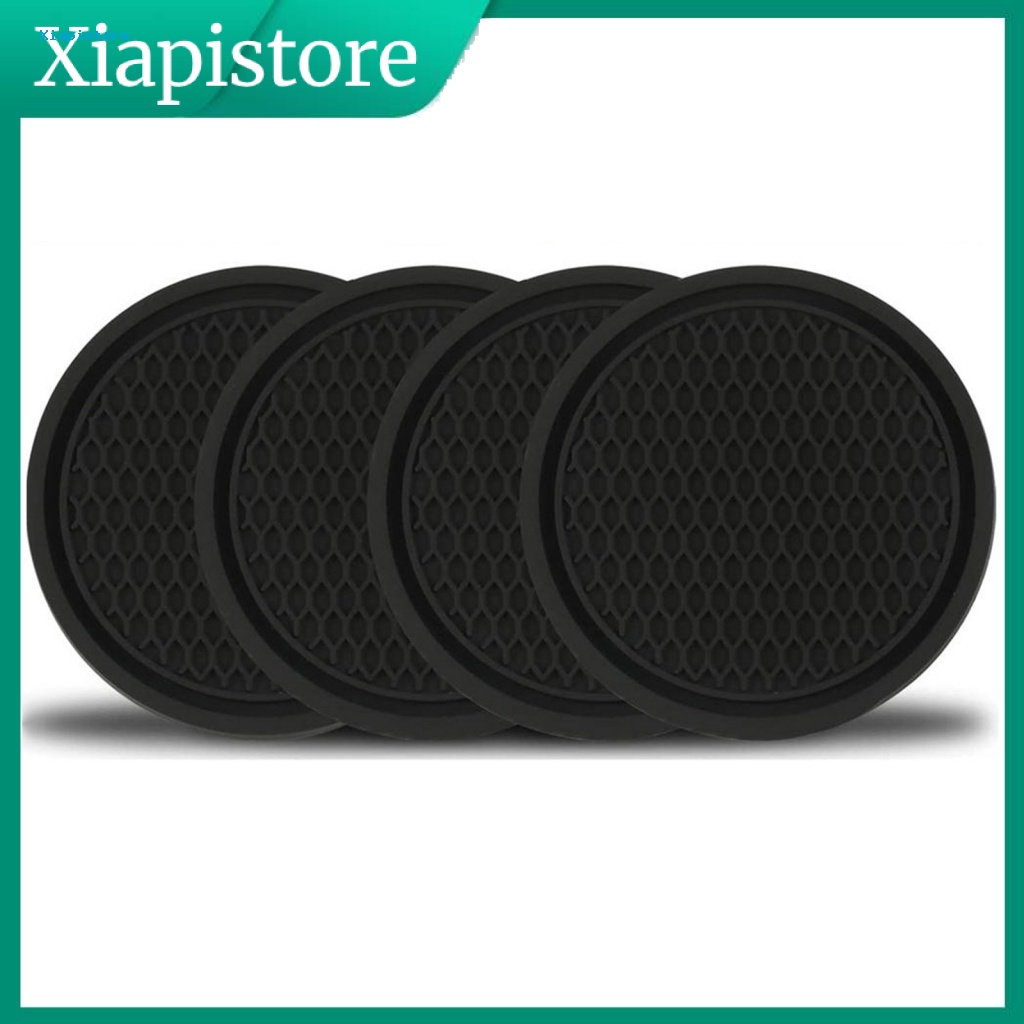 Bộ 4 Giá Đỡ Cốc Chống Trượt Chống Thấm Nước Thông Dụng Cho Xe Hơi