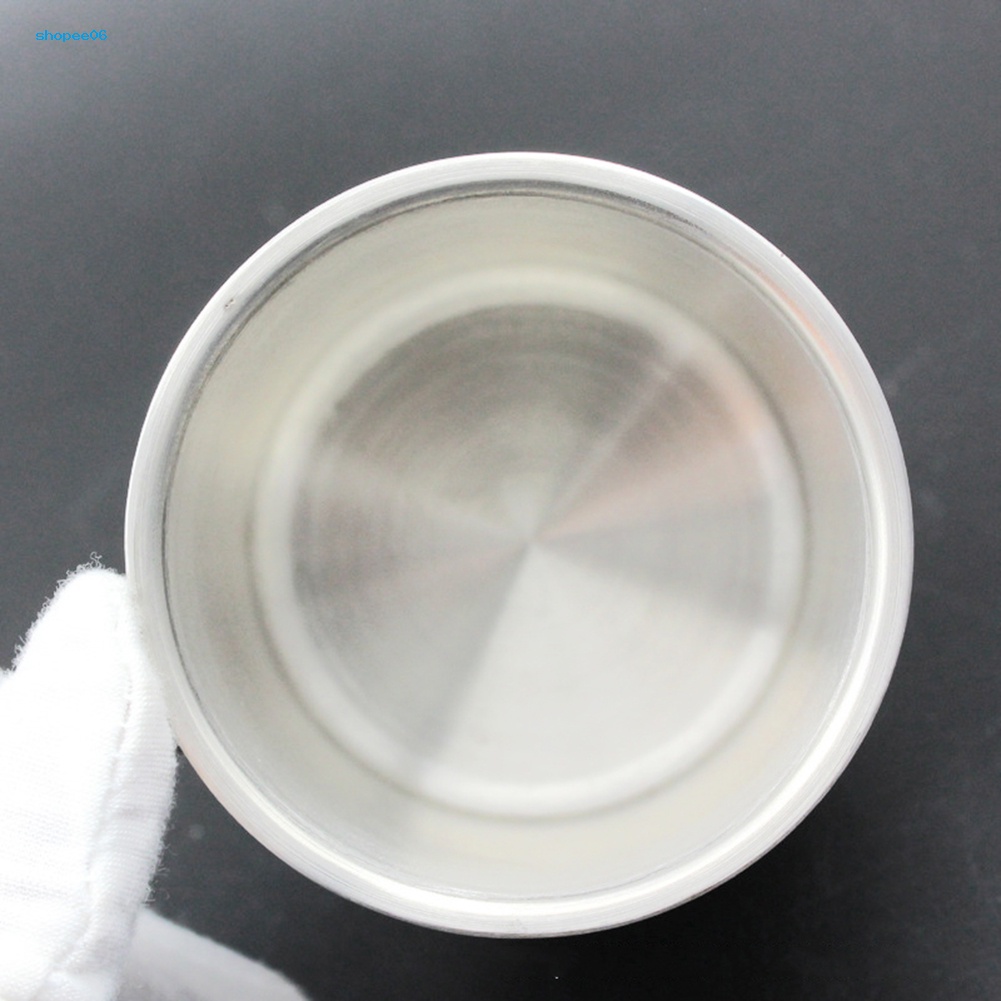 Cốc Uống Nước Cách Nhiệt Bằng Thép Không Gỉ Hai Lớp 330ml Có Tay Cầm Tiện Lợi Dành Cho Đi Du Lịch