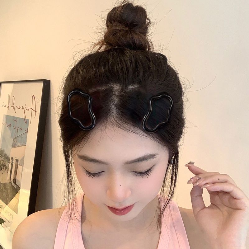 Kẹp Tóc Bb Hình Đám Mây Khoét Rỗng Đơn Giản Phong Cách Hàn Quốc Cho Nữ