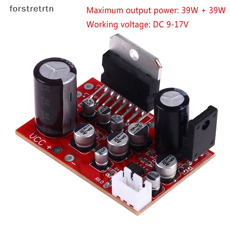 Bảng Mạch Khuếch Đại Âm Thanh Cho Loa Xe Hơi forstretrtn TDA7379 DC 12V 39W + 39W NE5532