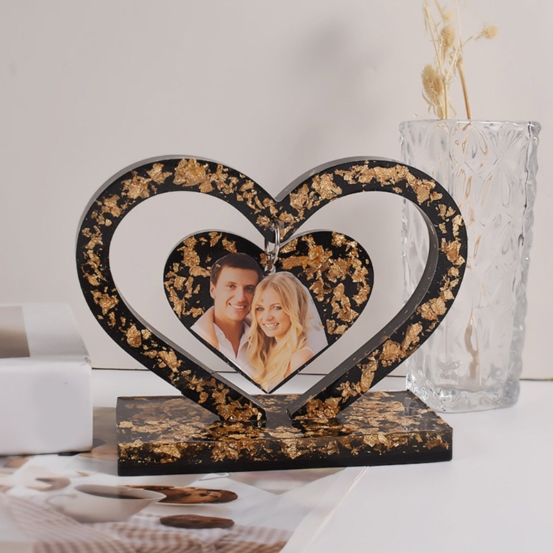 ✿ Khuôn silicone Làm Khung Ảnh epoxy resin diy Để Bàn Trang Trí Nhà Ở