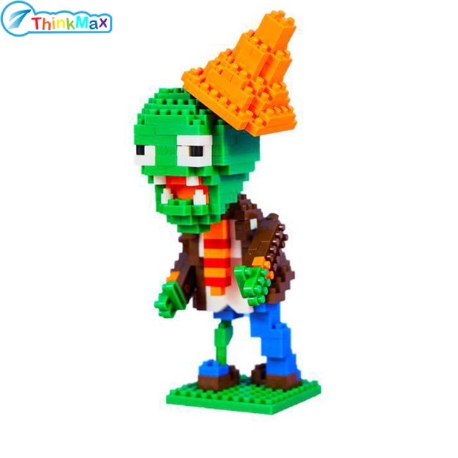 Bộ Đồ Chơi Lắp Ráp Plants VS Zombies Hoạt Hình Vui Nhộn Cho Bé