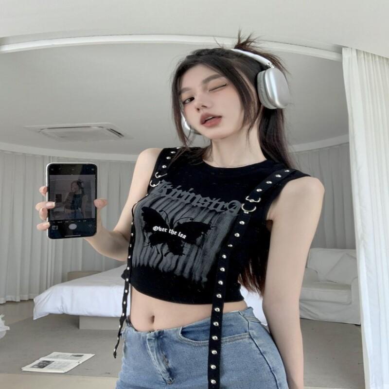 GD1 Áo phông áo croptop áo baby tee American Vintage 2023 New Style JL072014