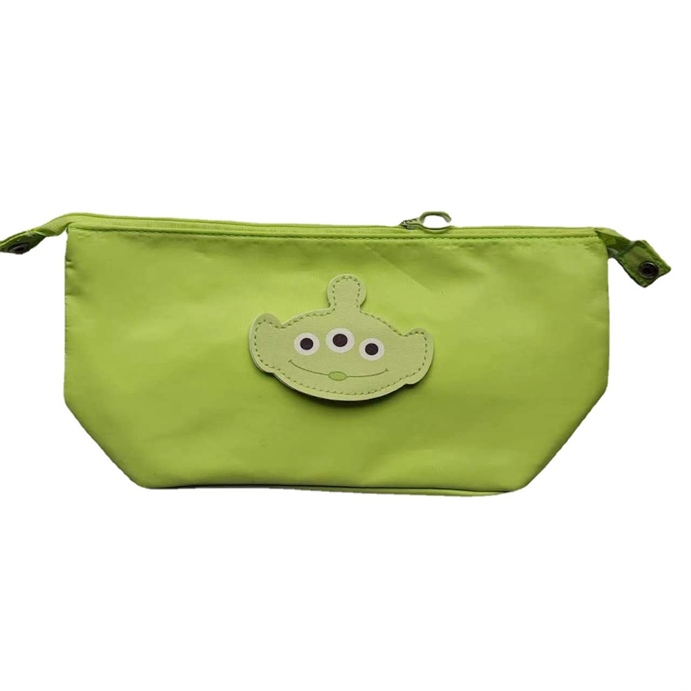 Túi Bút Chì Ba Mắt Vải Dệt Túi Đựng Bút Dung Tích Lớn Dùng Cho Học Sinh Đựng Văn Phòng Phẩm Có Hộp Đựng Bút Kẹp Nam Châm | Cici01