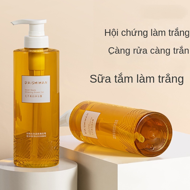 🔥Có Hàng Sẵn🔥 Gel Tắm Làm Trắng Toàn Thân Lâu Trôi Trẻ Hóa Làn Da Niacinamide