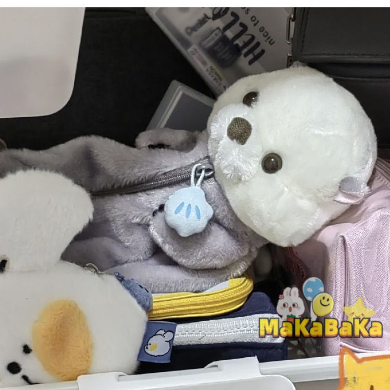 Xiaohongshu Túi Đựng Bút Chì Mềm Mại Hình Búp Bê Nhồi Bông Dễ Thương Sáng Tạo