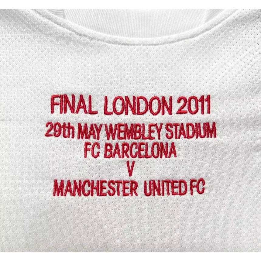 Áo Thun Thể Thao Tay Ngắn In Logo Champions League Phong Cách Vintage 2010-11 AAA