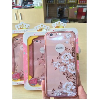 Ốp lưng đính đá Kavaro cho IPhone 6/6Plus/7/7 Plus/8/8 Plus(nhiều hình giao ngẫu nhiên)