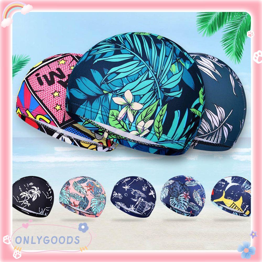 Mũ Bơi Turban Họa Tiết Hoa Thoáng Khí