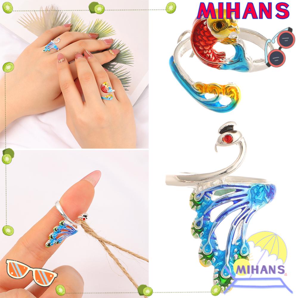 Vòng Nhẫn Hỗ Trợ Đan Móc Len DIY Có Thể Điều Chỉnh