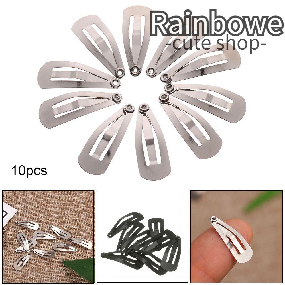 Set 10 kẹp tóc bằng nhựa 3 kiểu dáng dễ thương dành cho búp bê