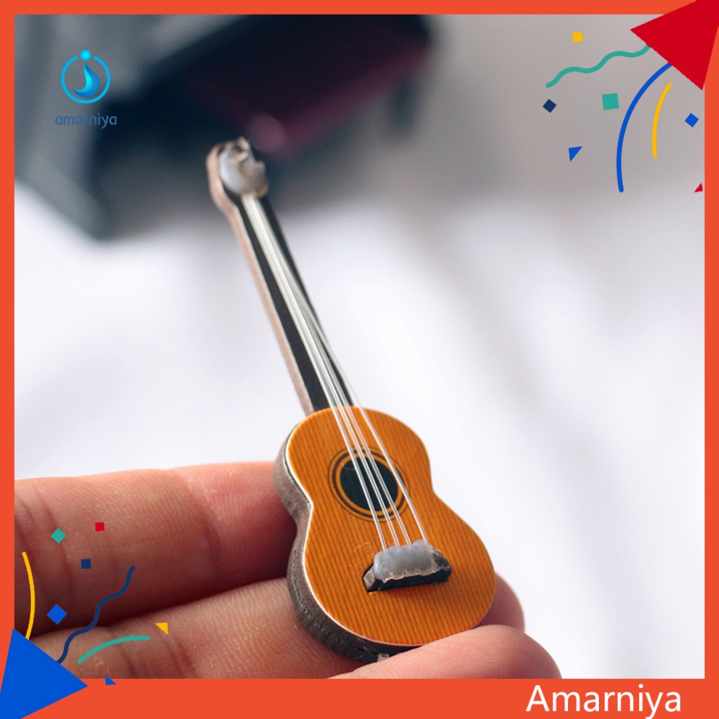 Mô Hình Đàn Guitar Mini Dùng Trang Trí Độc Đáo
