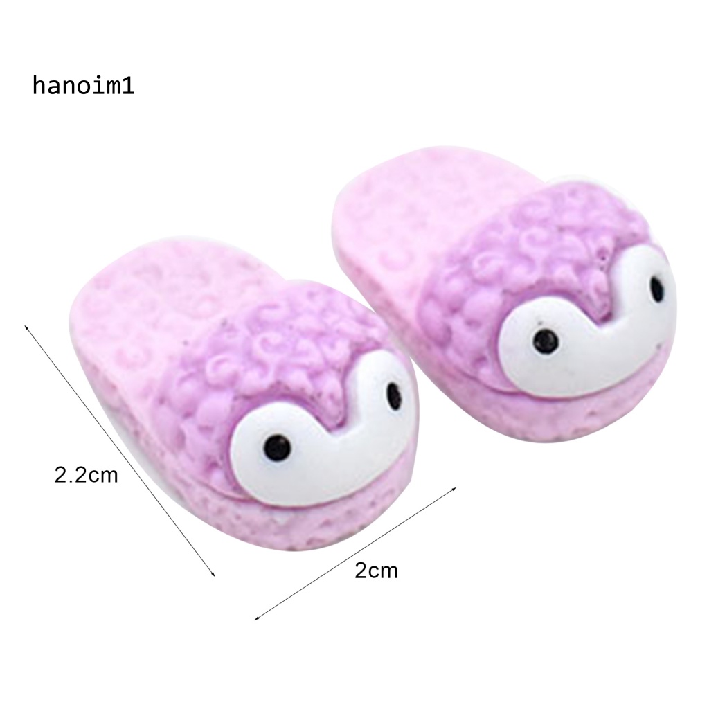 Set 4 Dép Đi Trong Nhà Búp Bê Hình Chim Cánh Cụt Hoạt Hình Mini Cho Bé