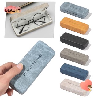 Hộp đựng mắt kính bằng da cứng chống thấm nước nhiều màu thời trang tiện lợi cho nam và nữ